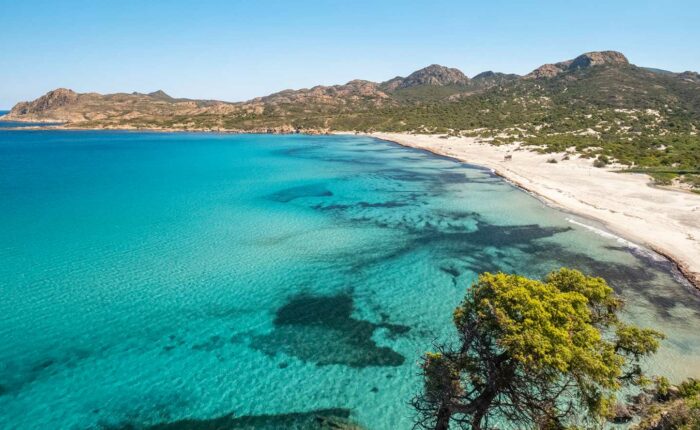 Plage de Saleccia en Corse